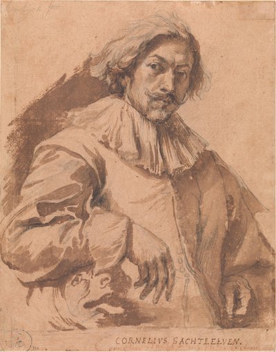 Porträt von Cornelis Saftleven von Anthony van Dyck