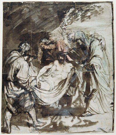 Studie für die Grablegung, ca. 1617-18 von Anthony van Dyck