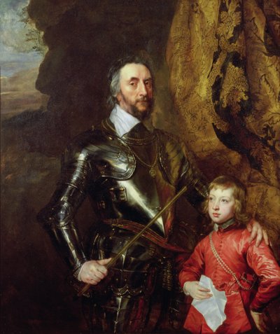 Thomas Howard, 2. Earl of Arundel, mit seinem Enkel Thomas, später 5. Duke of Norfolk, 1635-36 von Anthony van Dyck