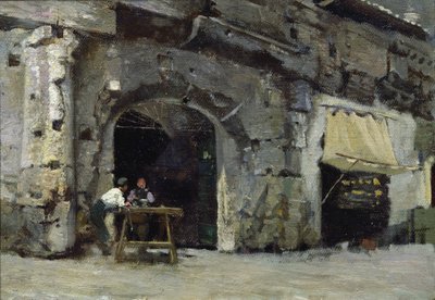 Rom, Dunkle Geschäfte von Antoine Auguste Ernest Herbert or Hebert