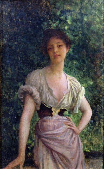 Die Wäscherin von Antoine Auguste Ernest Herbert or Hebert