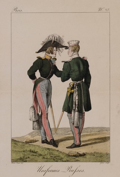 Russische Uniformen von Antoine Charles Horace Vernet