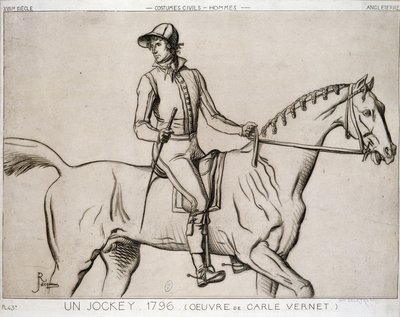 Jockey von Antoine Charles Horace Vernet