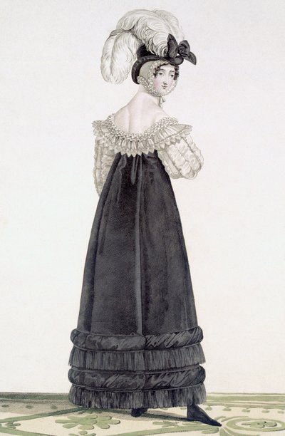 Dame im Samtmorgenkleid, Tafel 24 aus 