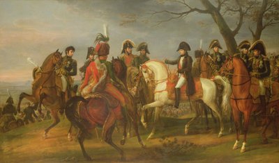 Napoleon gibt Befehle vor der Schlacht von Austerlitz, 2. Dezember 1805 von Antoine Charles Horace Vernet