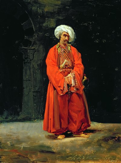 Porträt eines Orientalen, 1818 von Antoine Charles Horace Vernet