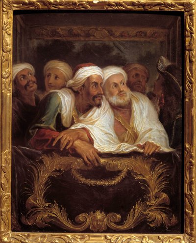 Der marokkanische Botschafter Mohamed Temin bei einer Aufführung in Paris im Februar 1682 von Antoine Coypel