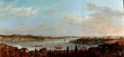 Panoramablick auf Istanbul von Antoine Favray