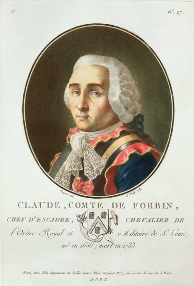 Claude (1656-1733) Comte de Forbin, 1789, aus 