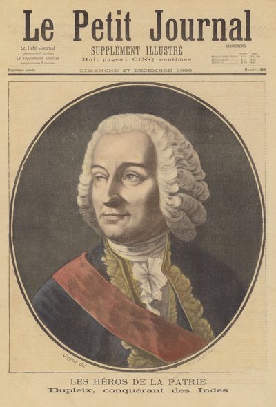 Joseph Francois Dupleix, Generalgouverneur von Französisch-Indien von Antoine Louis Francois after Sergent Marceau