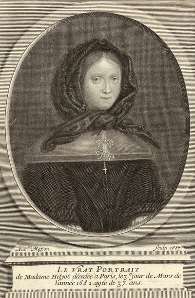 Porträt von Marie Helyot von Antoine Masson