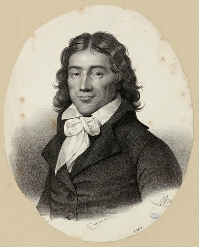 Porträt von Camille Desmoulins von Antoine Maurin