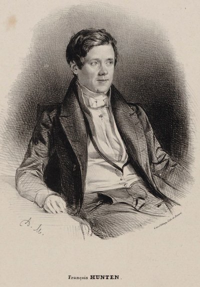 Porträt des Pianisten und Komponisten Franz Hünten 1793-1878 von Antoine Maurin