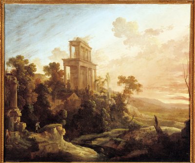 Wirkung des Sonnenuntergangs von Antoine Pierre the Younger Patel