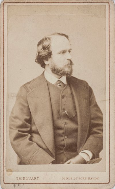 Porträt des Tänzers, Choreografen und Ballettmeisters Paul Taglioni 1808-1884, ca. 1860 von Antoine Rene Trinquart