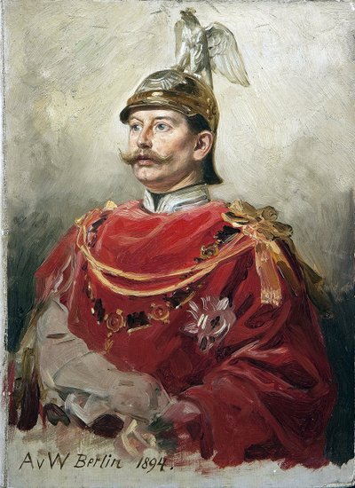 Porträt von Kaiser Wilhelm II von Anton Alexander von Werner
