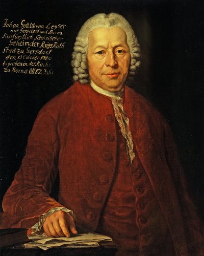 Der kurfürstlich-sächsische Kriegsrat Johann Gottlieb von Leyser (um 1698-1780) von Anton Graff