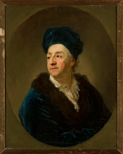 Porträt von Johanna Nepomuka Schaffgotsch (1713-1775) im Morgenmantel von Anton Graff