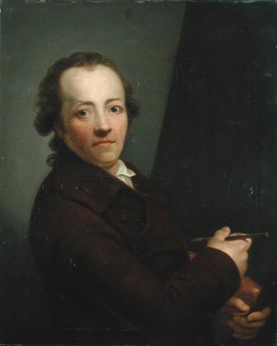 Selbstporträt im Alter von 50 Jahren, 1787 von Anton Graff