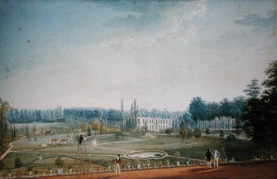 Schloss und Park von Ris-Orangis, ca. 1811 von Anton Ignaz Melling