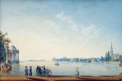 Havenrak nach Broek in Waterland, oder Die Stadt Zwolle am Ufer der Ijssel in Holland, 1814 von Anton Ignaz Melling