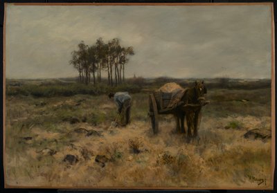 Sand schaufeln oder Der Sandkarren, ca. 1875 von Anton Mauve