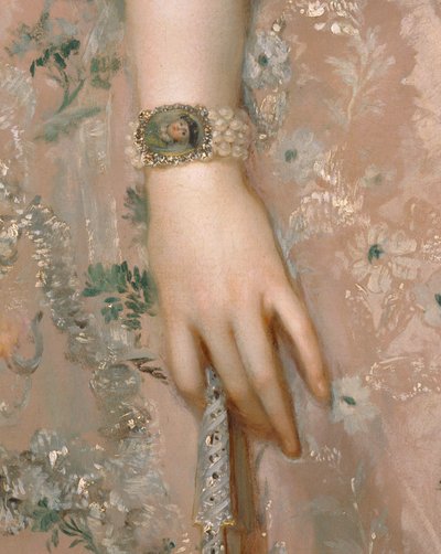 Marie-Louise de Parme, Ehefrau ihres Cousins von Anton Raphael (attr. to) Mengs