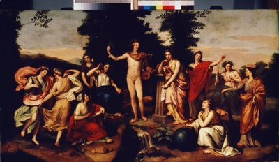 Parnass, ca. 1750-60 von Anton Raphael Mengs