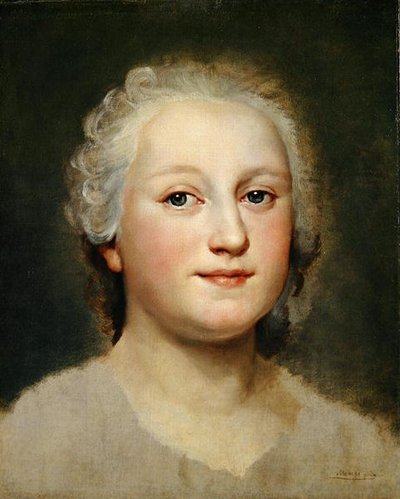 Porträtstudie einer Dame von Anton Raphael Mengs