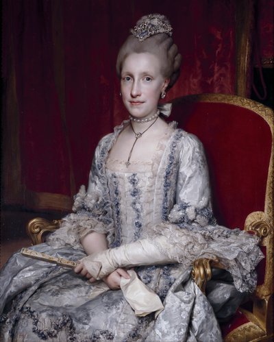 Porträt der Infantin Maria Luisa von Spanien 1745-1792, Heilige Römische Kaiserin, 1770 von Anton Raphael Mengs