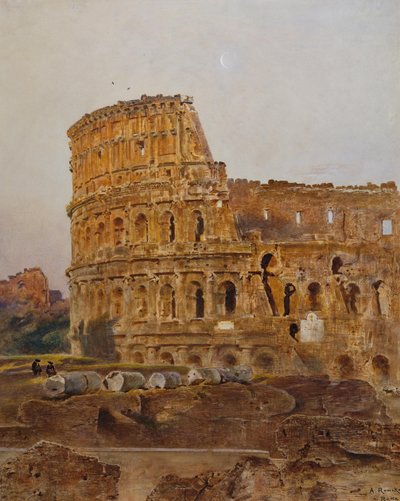Kolosseum in Rom von Anton Romako