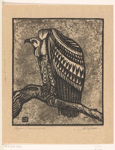 Geier von Anton Vincent Emanuel Pohl (signed by artist)