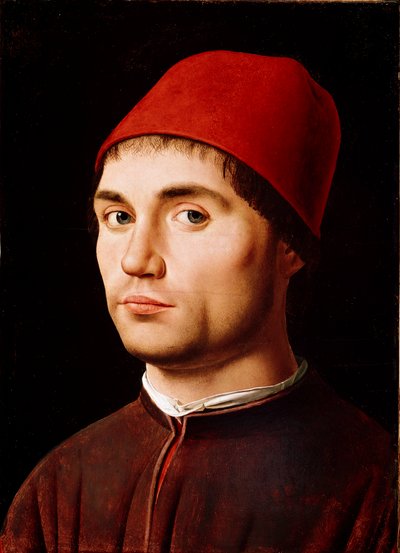 Porträt eines Mannes oder Selbstporträt von Antonello da Messina