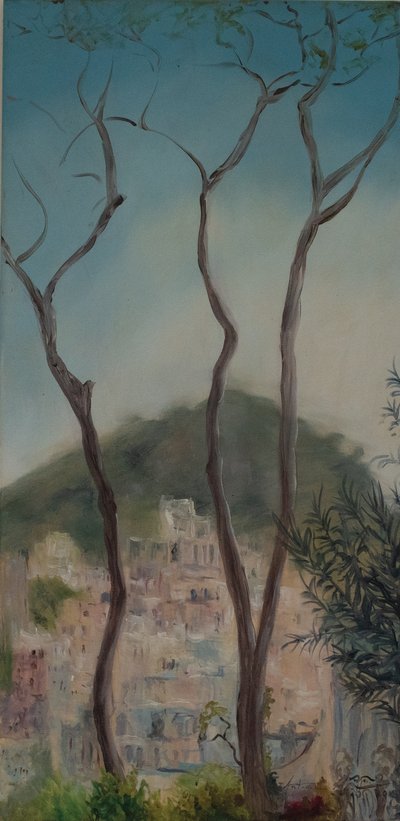 Italienische Bäume, Amalfiküste, 2018 von Antonia Myatt