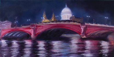 St. Paul’s, Blackfriars Bridge, 2013 von Antonia Myatt