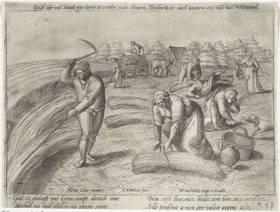 Die Ernte von Antonie Wierix (II) (possibly)