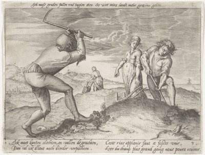 Nivellierung des Landes von Antonie Wierix (II) (possibly)