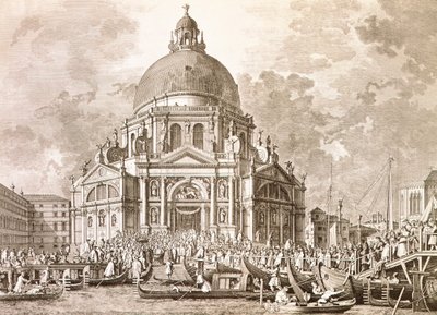 Herzogliche Festlichkeiten, Dogen und Signoria von Venedig beim jährlichen Fest Unserer Lieben Frau der Gesundheit von Antonio (after) Canaletto