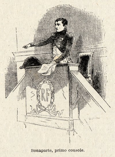 Napoleon Bonaparte zum Ersten Konsul der Französischen Republik gewählt 1799 von Antonio Bonamore