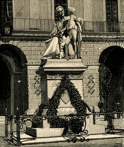 Denkmal für Francesca Capece (1769-1848), von Antonio Bortone (1844-1938), Maglie, Apulien, Italien von Antonio Bortone