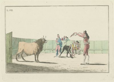 Tafel VII, aus der Serie Colección de las principales suertes de una corrida de toros von Antonio Carnicero