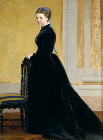 Skizze für Porträt einer Dame von Antonio Ciseri