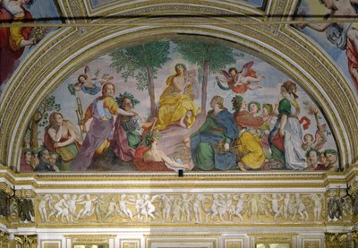 Der Spiegelsaal, Apollo und die Musen von Antonio Maria Viani