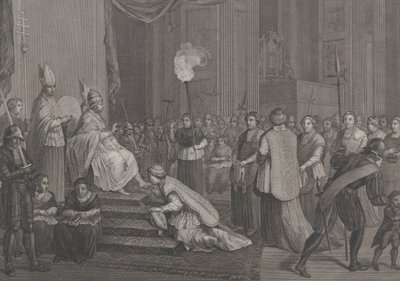 Krönung von Papst Pius VI., 1801 von Antonio Poggioli