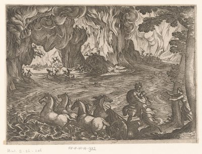 Landschaft mit der Entführung der Proserpina von Antonio Tempesta