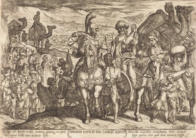 Lot und seine Familie von Abraham nach Hause gerufen von Antonio Tempesta