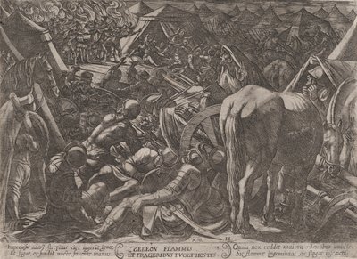Platte 14: Gideon terrorisiert das feindliche Lager, aus 