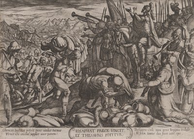 Tafel 22: Josaphat dankt Gott für seinen Sieg, aus 