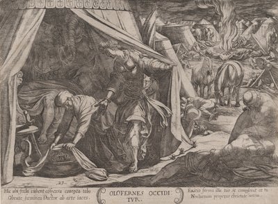 Tafel 23: Judith und Holofernes, aus 