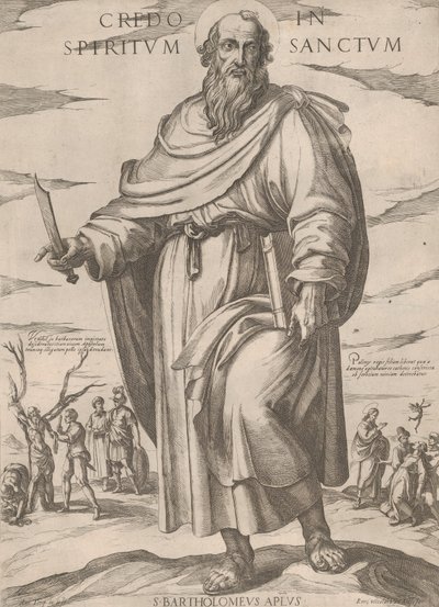 Der heilige Bartholomäus aus der Serie 